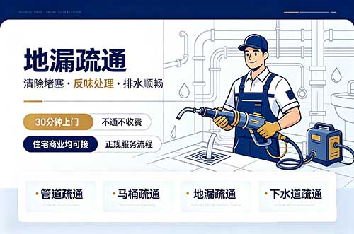 中江地漏疏通